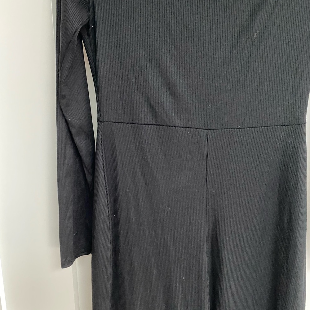 Missguided square neck ribbed culotte jumpsuit, black, Size 10, BNWT 💕 - Picture 6 of 9